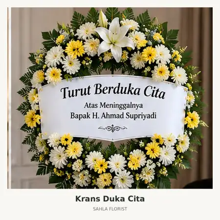 Krans Bunga Duka Senapelan